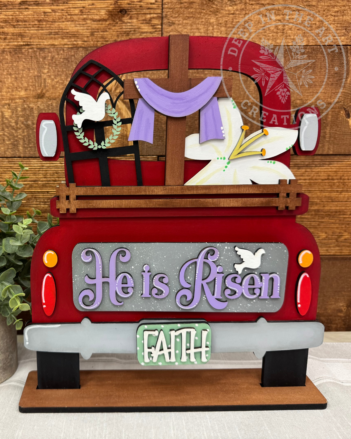 He Is Risen Interchangeable Truck Insert