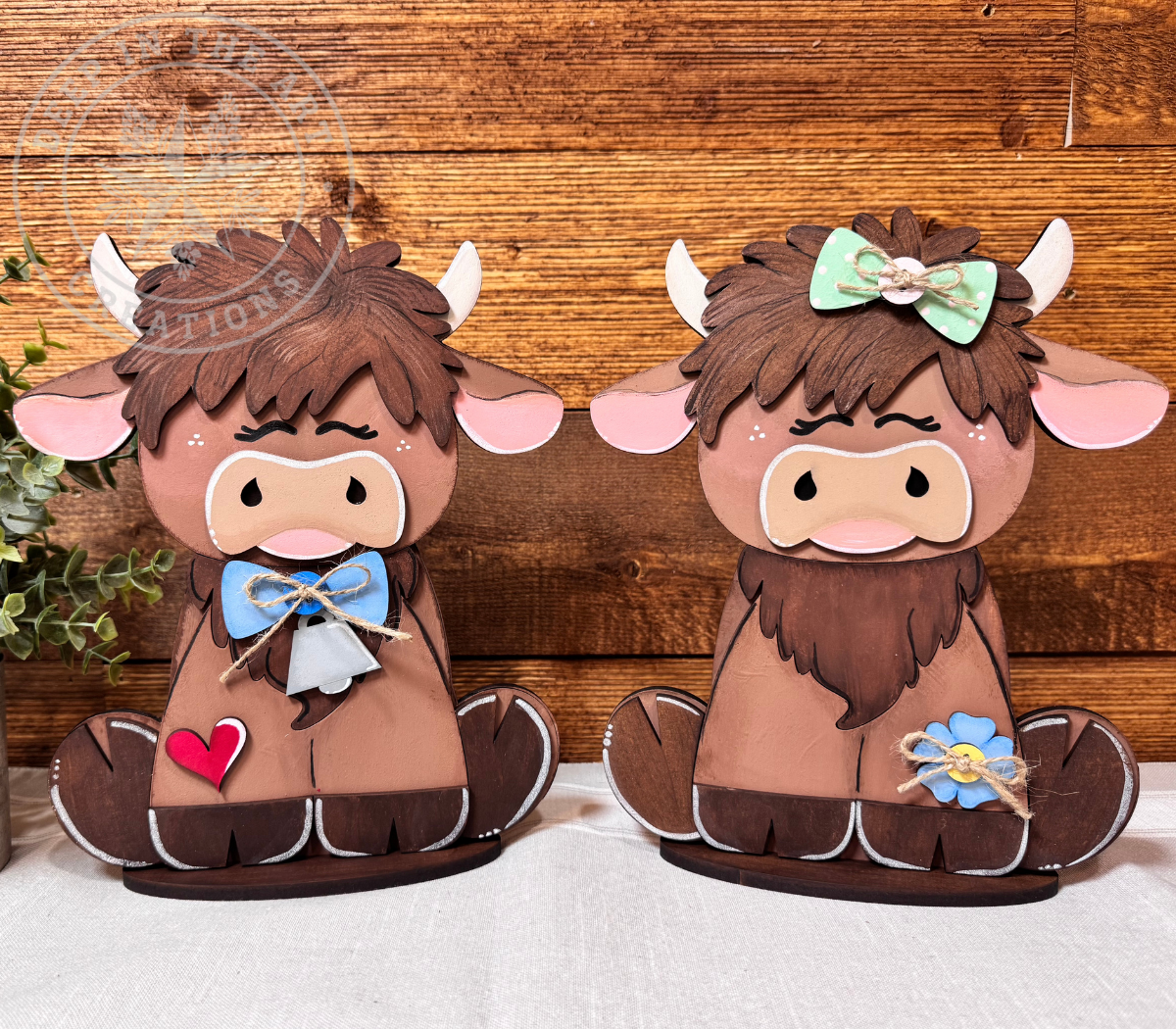 Highland Cow Shelf Sitter
