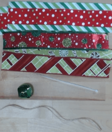 Lime Green Red Bow Assembly Kit - Deep In The Art Creations