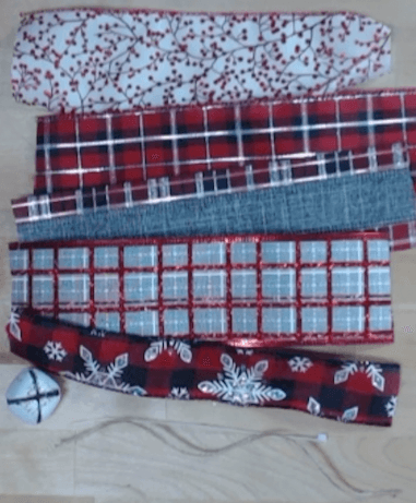 Plaid Christmas Bow Assembly Kit - Deep In The Art Creations