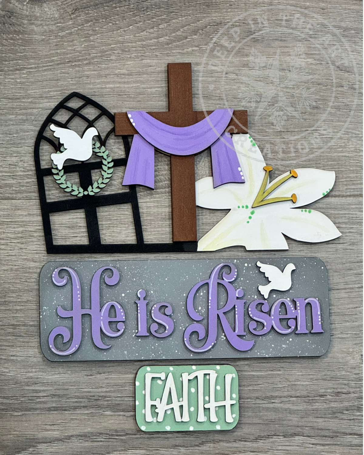 He Is Risen Interchangeable Truck Insert