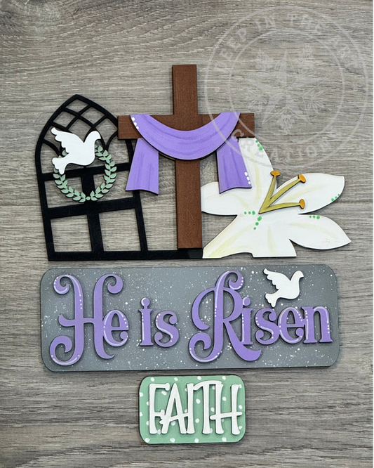 He Is Risen Interchangeable Truck Insert