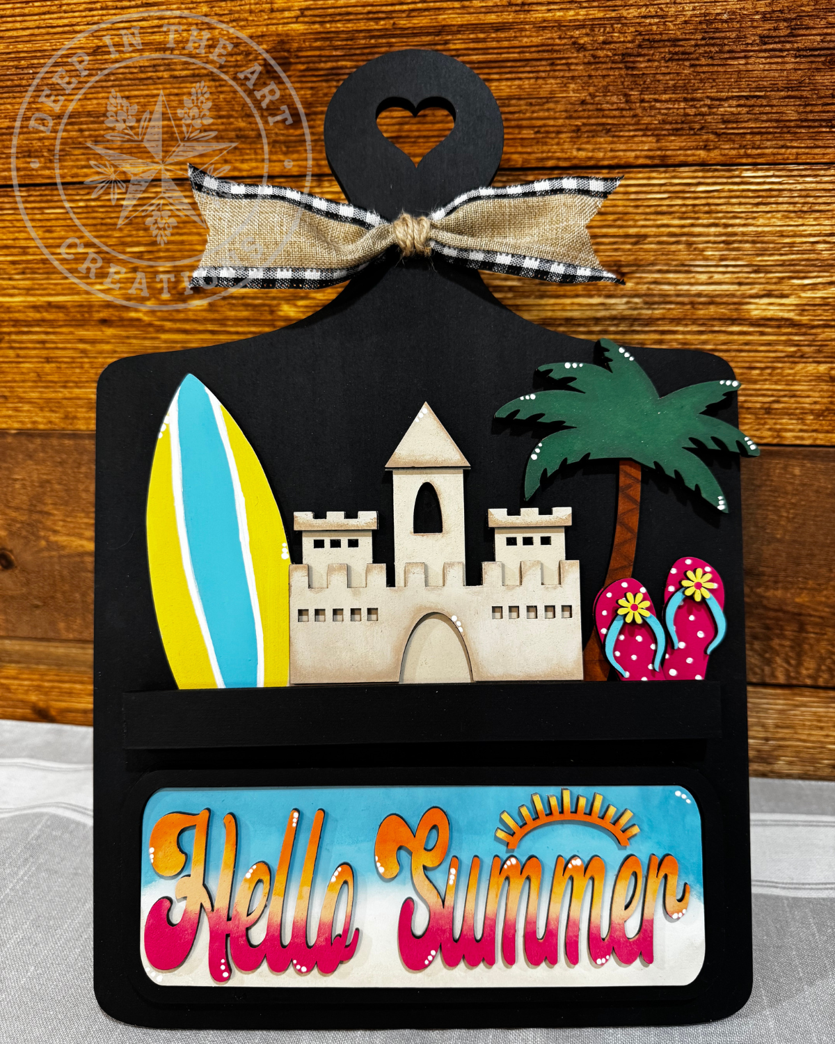 Hello Summer Interchangeable Truck Insert