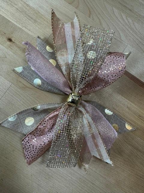 Pink Gold Bow Assembly Kit - Deep In The Art Creations